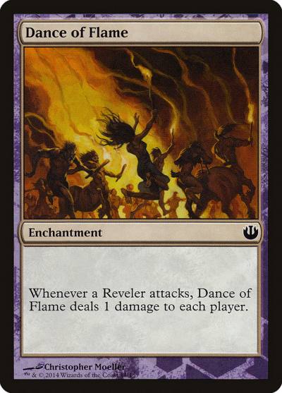 Dance of Flame TDAG-14 Defeat a God Magic card