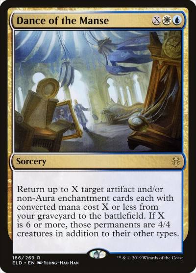Dance of the Manse ELD-186 Throne of Eldraine Magic card