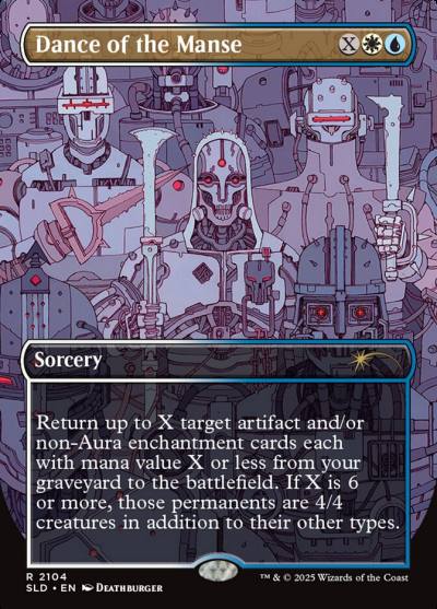 Dance of the Manse SLD-2104 Secret Lair Drop Magic card
