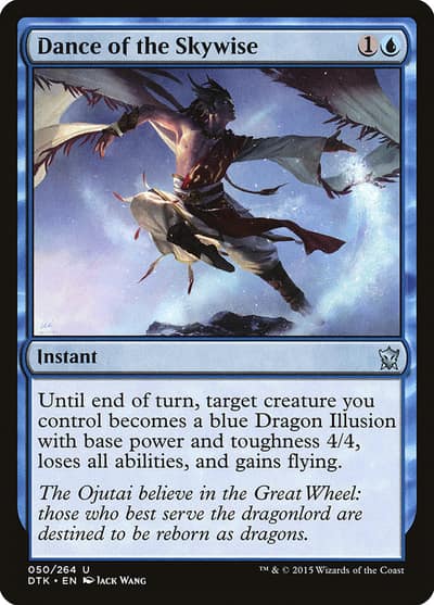 Dance of the Skywise DTK-50 Dragons of Tarkir Magic card