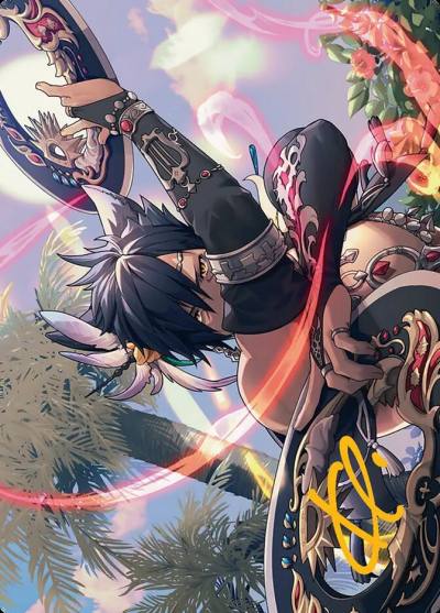 Dancer's Chakrams // Dancer's Chakrams AFIN-24 Final Fantasy Art Series Magic card