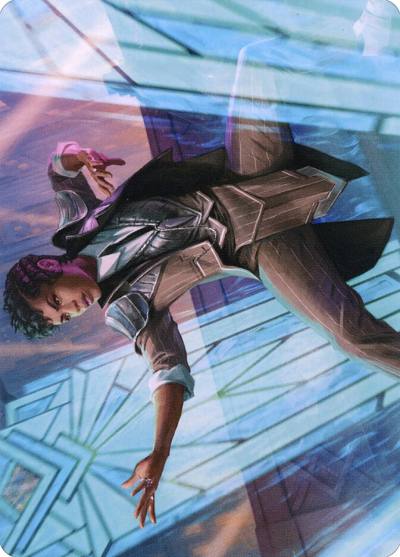 Dapper Shieldmate // Dapper Shieldmate ASNC-2 New Capenna Art Series Magic card