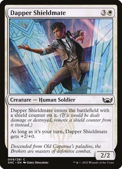 Dapper Shieldmate 9 Streets of New Capenna Magic card