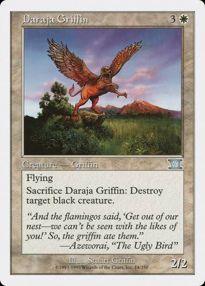 Daraja Griffin 6ED-14 Classic Sixth Edition Magic card