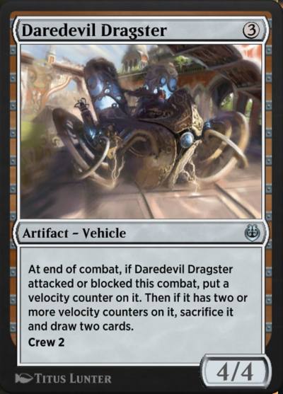 Daredevil Dragster KLR-231 Kaladesh Remastered Magic card