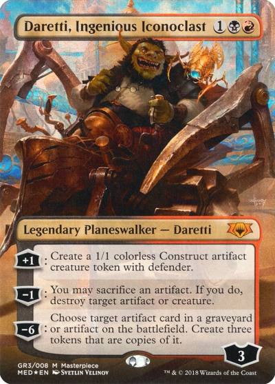 Daretti, Ingenious Iconoclast MED-GR3 Mythic Edition Magic card