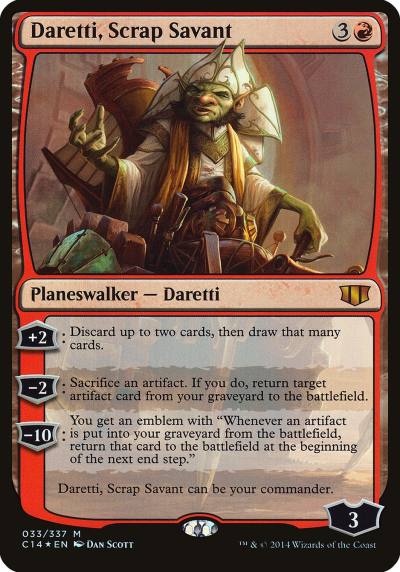 Daretti, Scrap Savant OC14-33 Commander 2014 Oversized Magic card