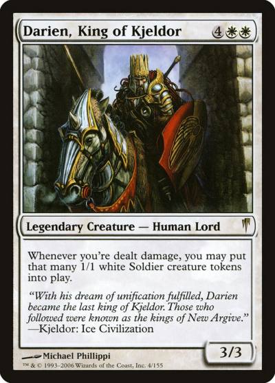 Darien, King of Kjeldor CSP-4 Coldsnap Magic card