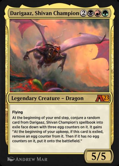 Darigaaz, Shivan Champion YDMU-22 Alchemy: Dominaria Magic card