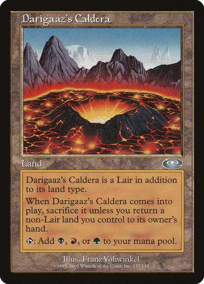 Darigaaz's Caldera PLS-137 Planeshift Magic card