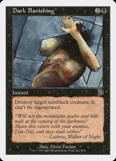Dark Banishing DKM-3 Deckmasters Magic card