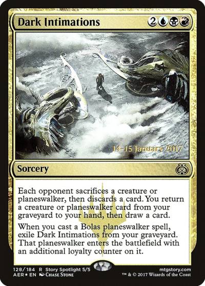 Dark Intimations PAER-128S Aether Revolt Promos Magic card