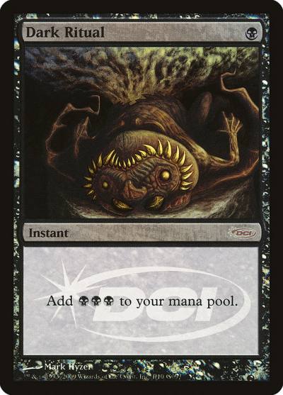 Dark Ritual G09-1 Judge Gift Cards 2009 Magic card