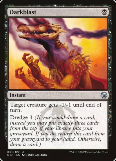 Darkblast GK1-51 GRN Guild Kit Magic card
