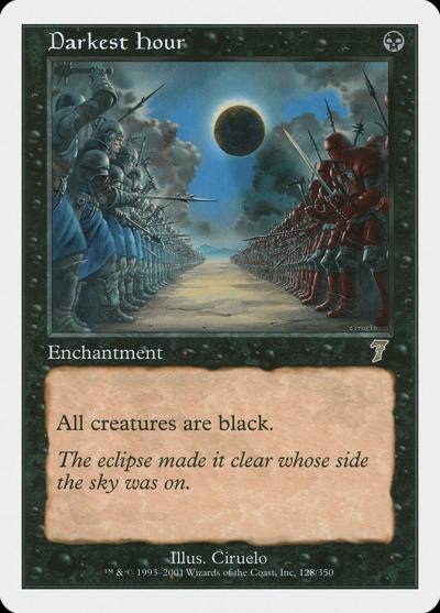 Darkest Hour 7ED-128 Seventh Edition Magic card