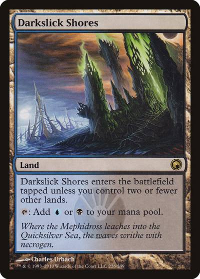 Darkslick Shores SOM-226 Scars of Mirrodin Magic card