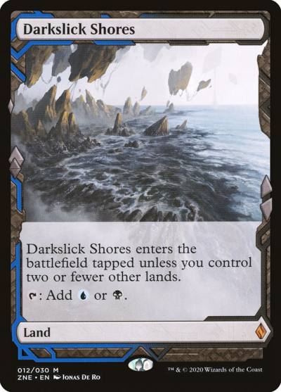 Darkslick Shores ZNE-12 Zendikar Rising Expeditions Magic card