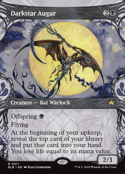 Darkstar Augur BLB-311 Bloomburrow Magic card
