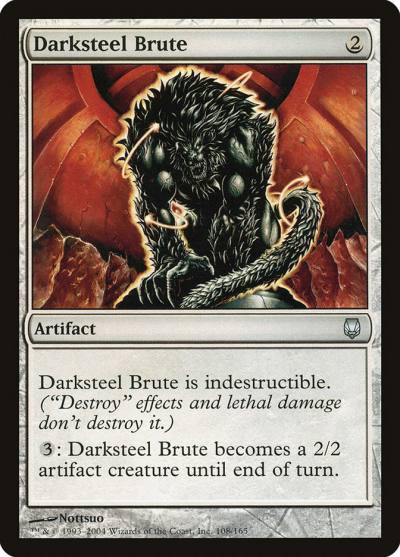 Darksteel Brute DST-108 Darksteel Magic card