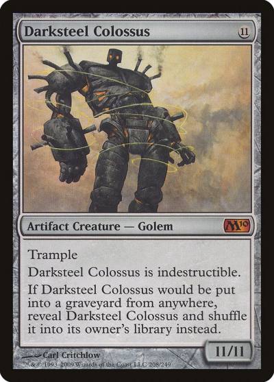 Darksteel Colossus M10-208 Magic 2010 Magic card