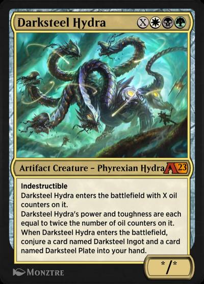 Darksteel Hydra YONE-20 Alchemy: Phyrexia Magic card