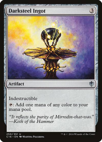 Darksteel Ingot C16-250 Commander 2016 Magic card