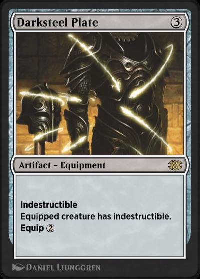 Darksteel Plate AA1-4 Arena Anthology 1 Magic card
