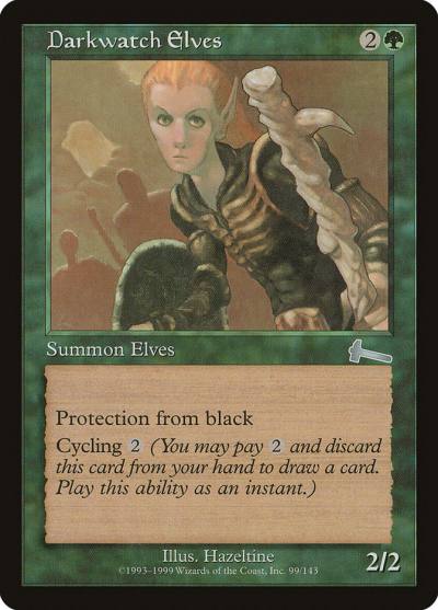 Darkwatch Elves 99 Urza's Legacy Magic card