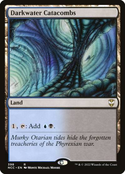 Darkwater Catacombs NCC-398 New Capenna Commander Magic card