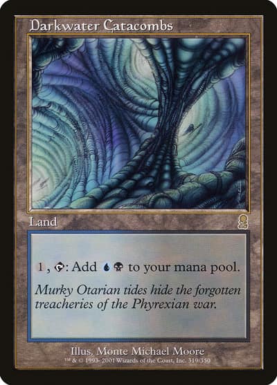 Darkwater Catacombs ODY-319 Odyssey Magic card