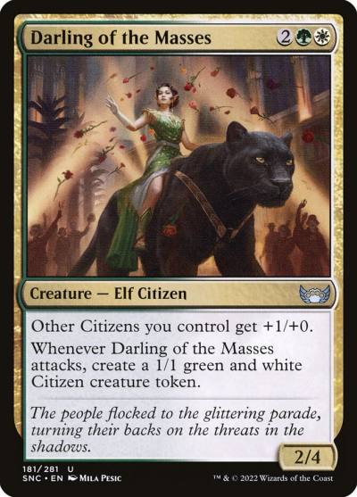 Darling of the Masses 181 Streets of New Capenna Magic card