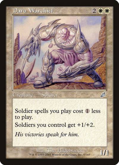 Daru Warchief 6 Scourge Magic card