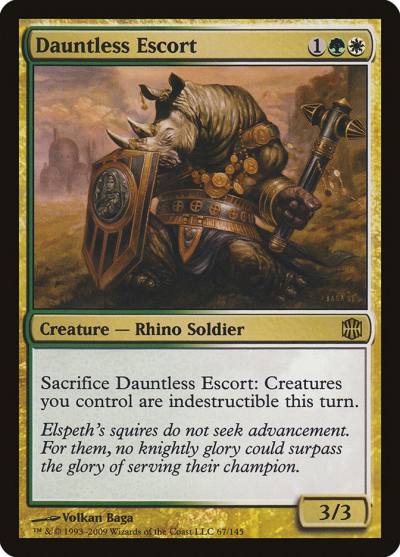 Dauntless Escort ARB-67 Alara Reborn Magic card