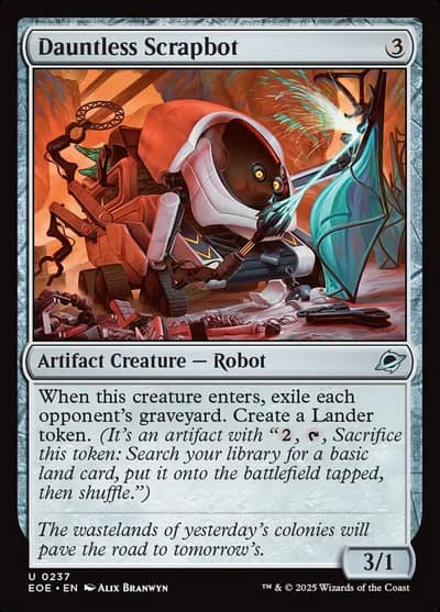 Dauntless Scrapbot 237 Edge of Eternities Magic card