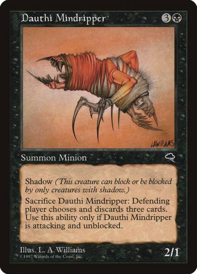 Dauthi Mindripper TMP-125 Tempest Magic card