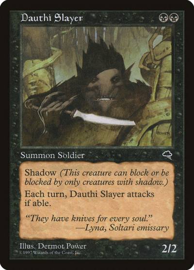 Dauthi Slayer TMP-126 Tempest Magic card
