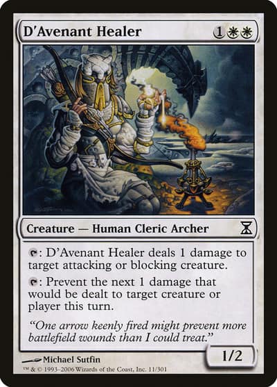 D'Avenant Healer 11 Time Spiral Magic card
