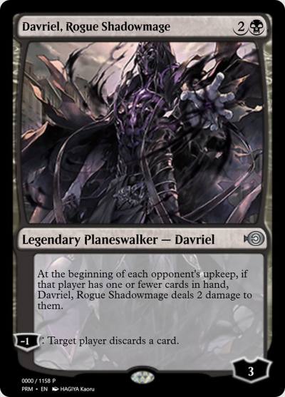 Davriel, Rogue Shadowmage PRM-72271 Magic Online Promos Magic card