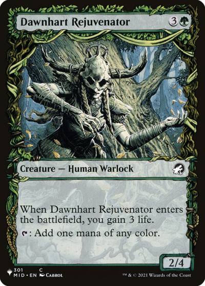 Dawnhart Rejuvenator PLST-MID-301 The List Magic card