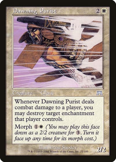 Dawning Purist 22 Onslaught Magic card