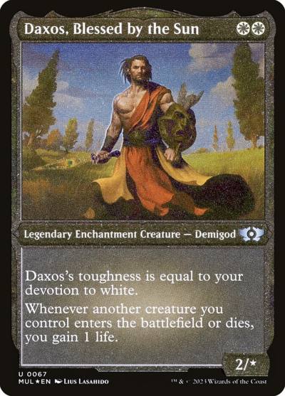Daxos, Blessed by the Sun MUL-67 Multiverse Legends Magic card