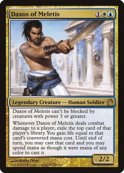 Daxos of Meletis THS-191 Theros Magic card