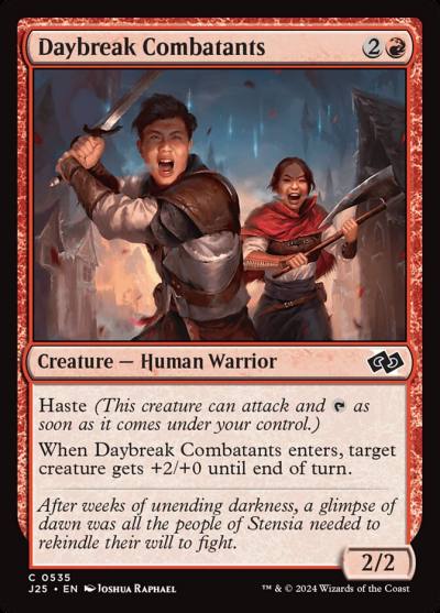 Daybreak Combatants J25-535 Foundations Jumpstart Magic card