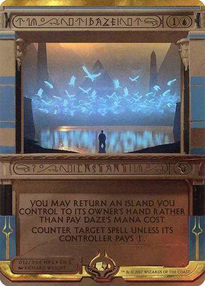 Daze MP2-12 Amonkhet Invocations Magic card