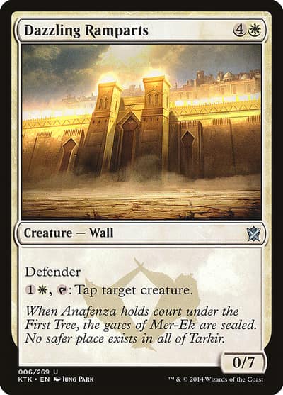 Dazzling Ramparts 6 Khans of Tarkir Magic card