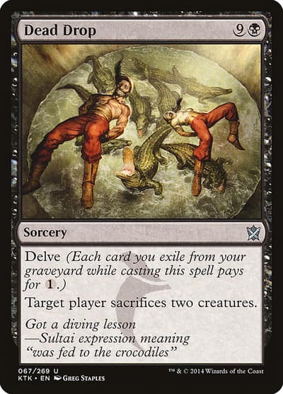 Dead Drop KTK-67 Khans of Tarkir Magic card