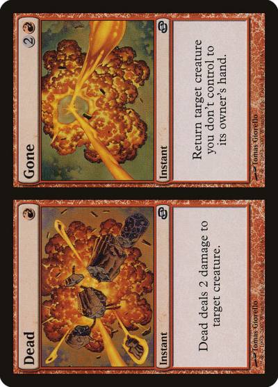 Dead // Gone PLC-113 Planar Chaos Magic card