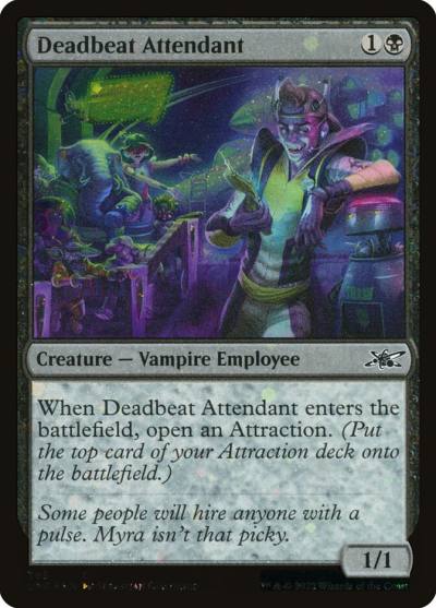 Deadbeat Attendant UNF-355 Unfinity Magic card