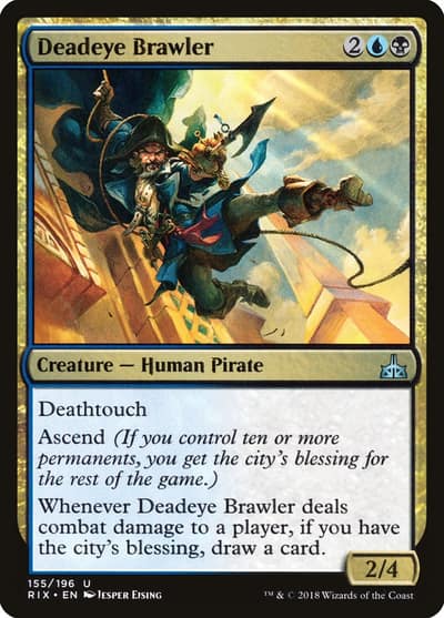 Deadeye Brawler RIX-155 Rivals of Ixalan Magic card