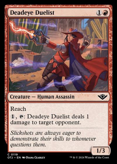Deadeye Duelist OTJ-119 Outlaws of Thunder Junction Magic card